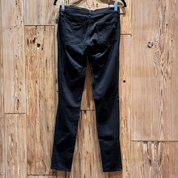 Rag & Bone Womens Black Plush Skinny Leggings Pants Size 26 Cotton Blend Stretch - Picture 2 of 5